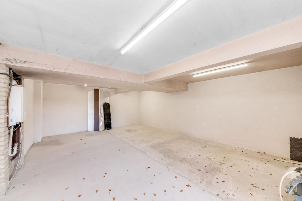 Integral double garage