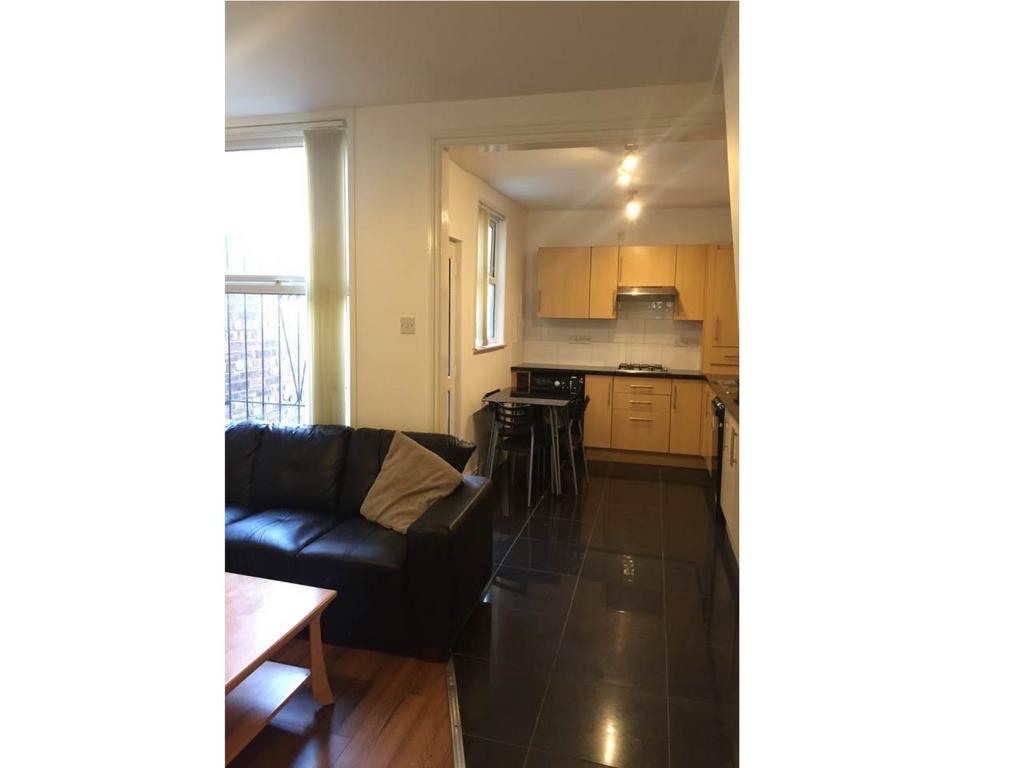 Lounge into kitchen