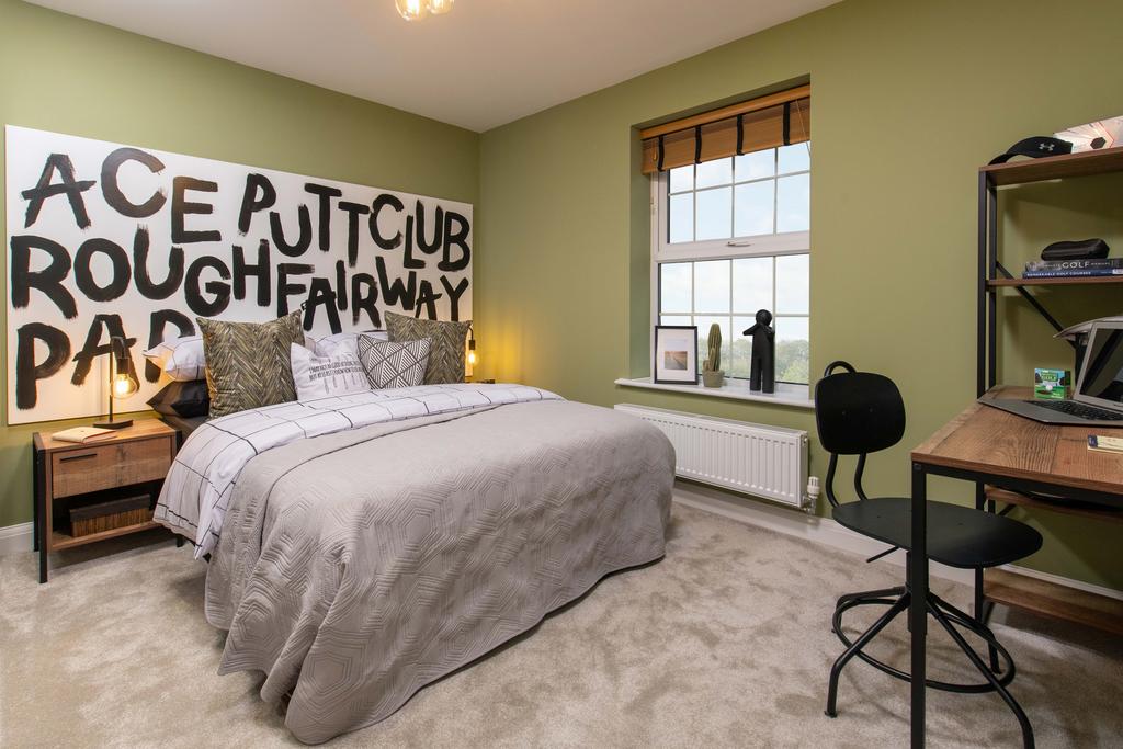 Internal view of a spacious double bedroom