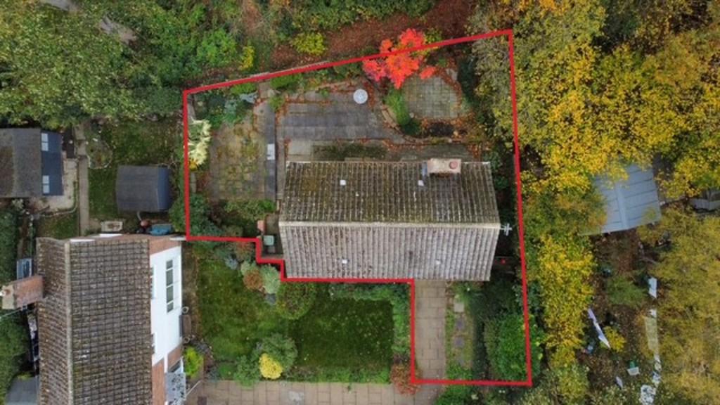Aerial photo of plot