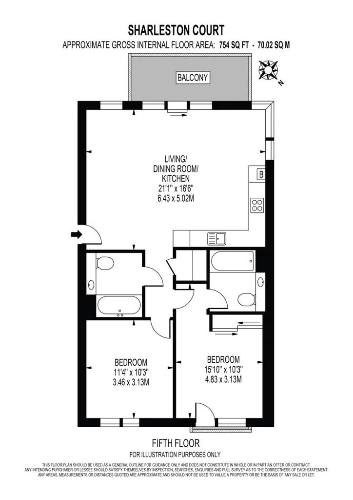 Map Sharleston Court
