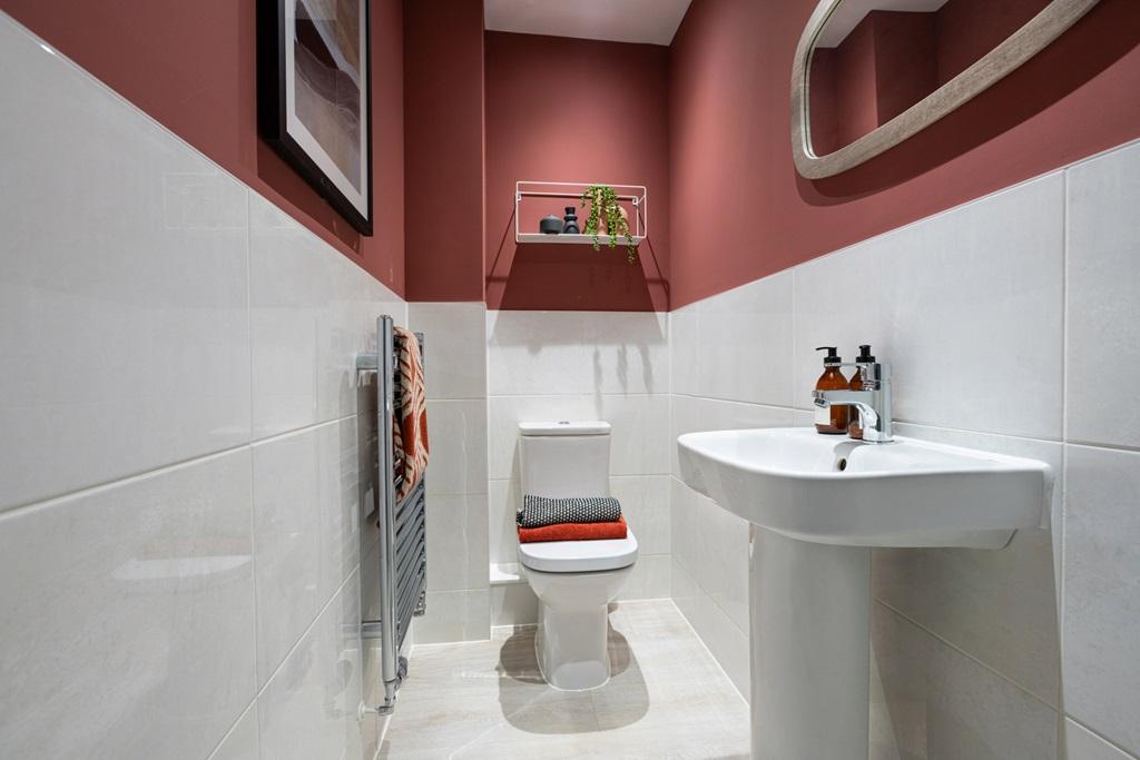 Convenient downstairs WC - typical Taylor...