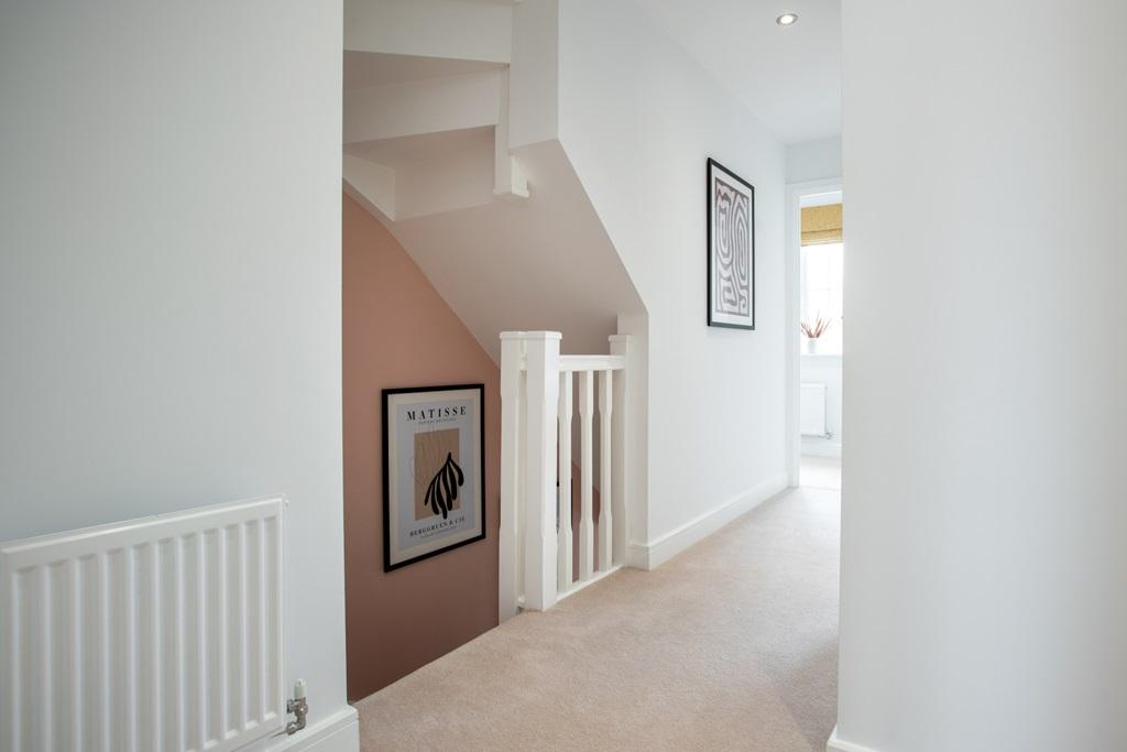 Up on the landing
