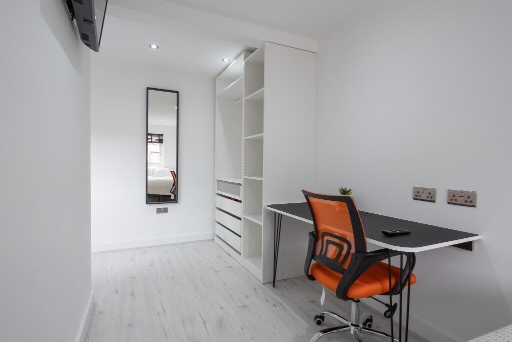 A bright and clean workspace with a modern ergo...