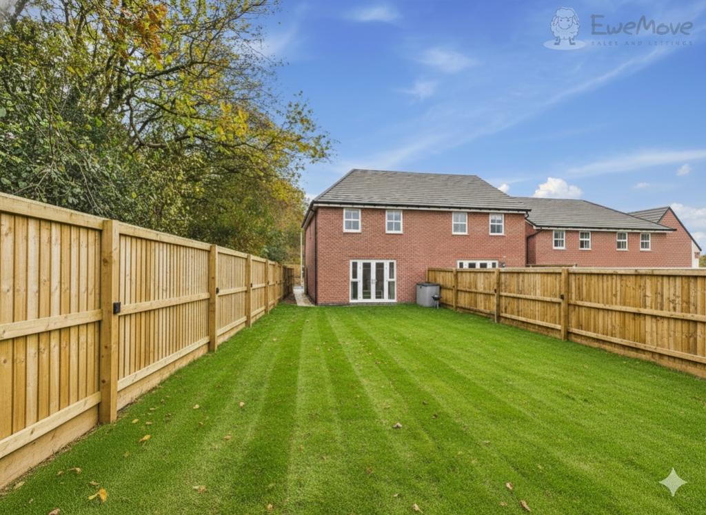 Ewemove tiverton rear garden