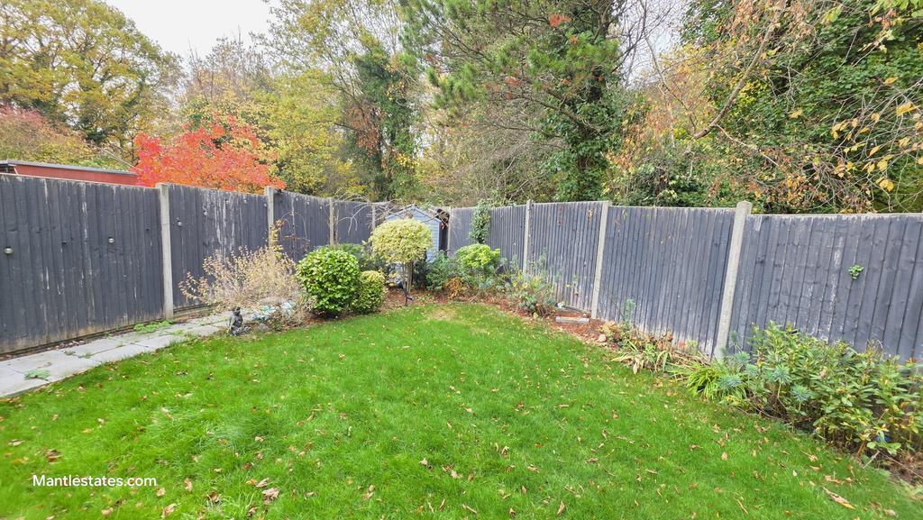Rear garden