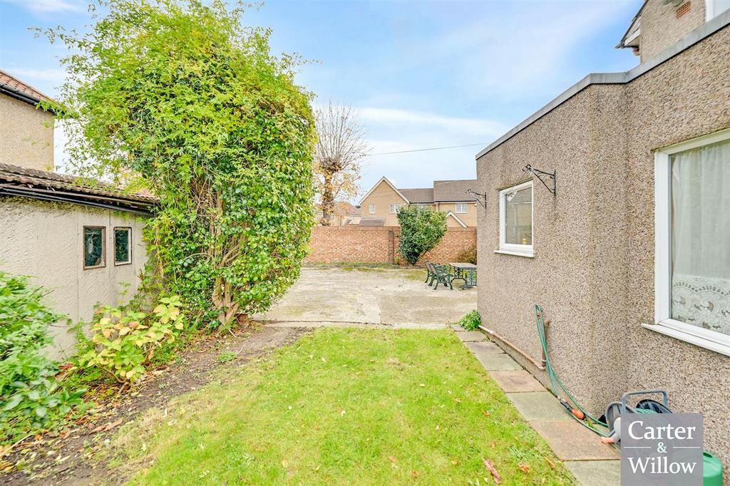 Private rear garden