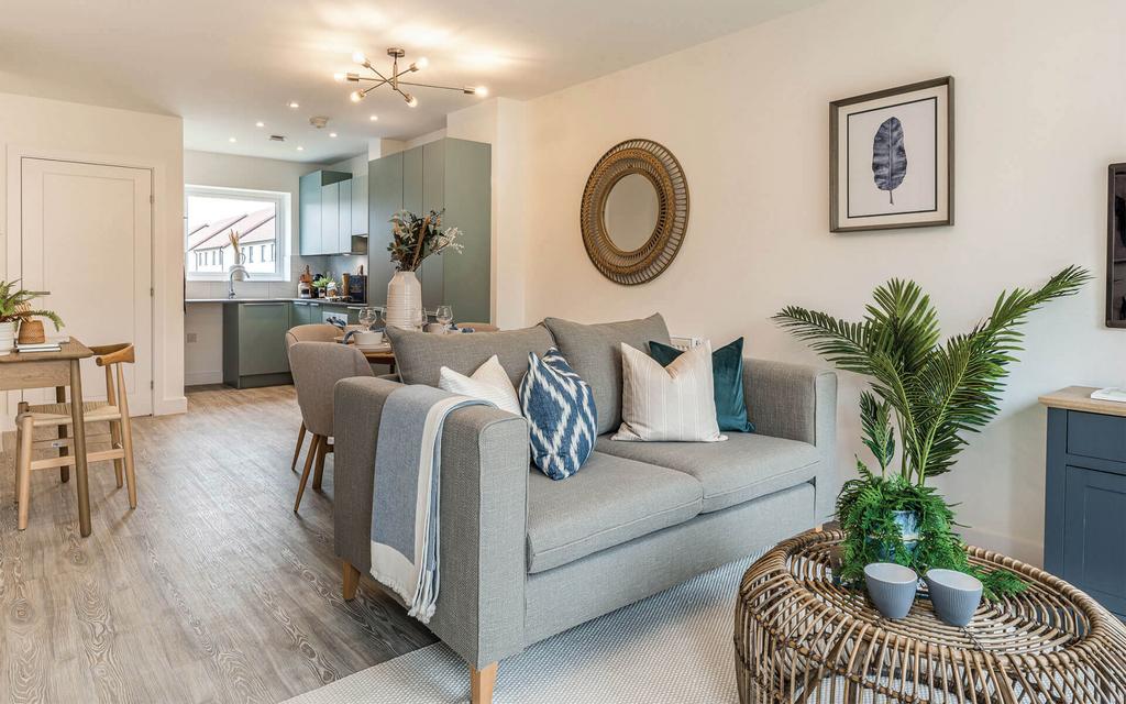 Kitchen/Living/Dining Area