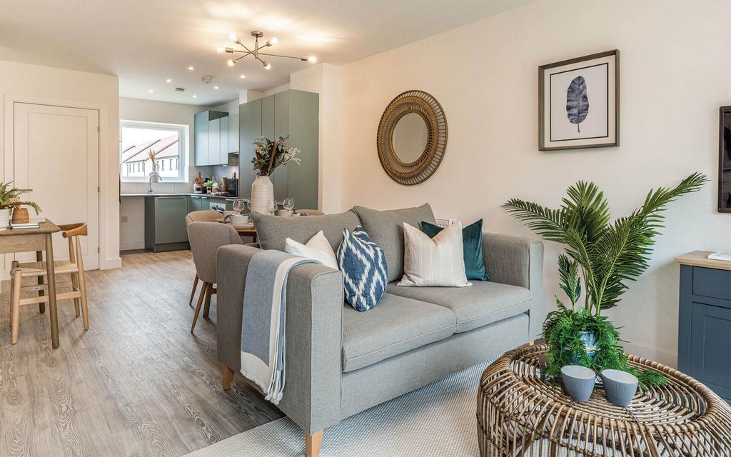 Kitchen/Living/Dining Area