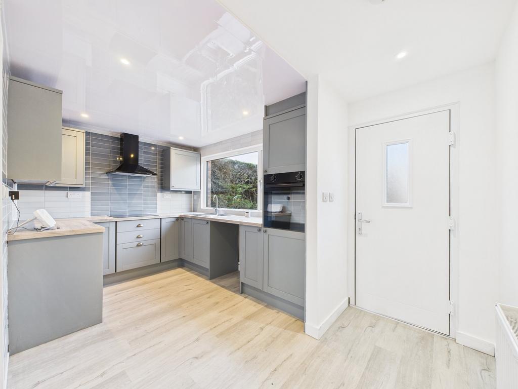 Reception and kitchen