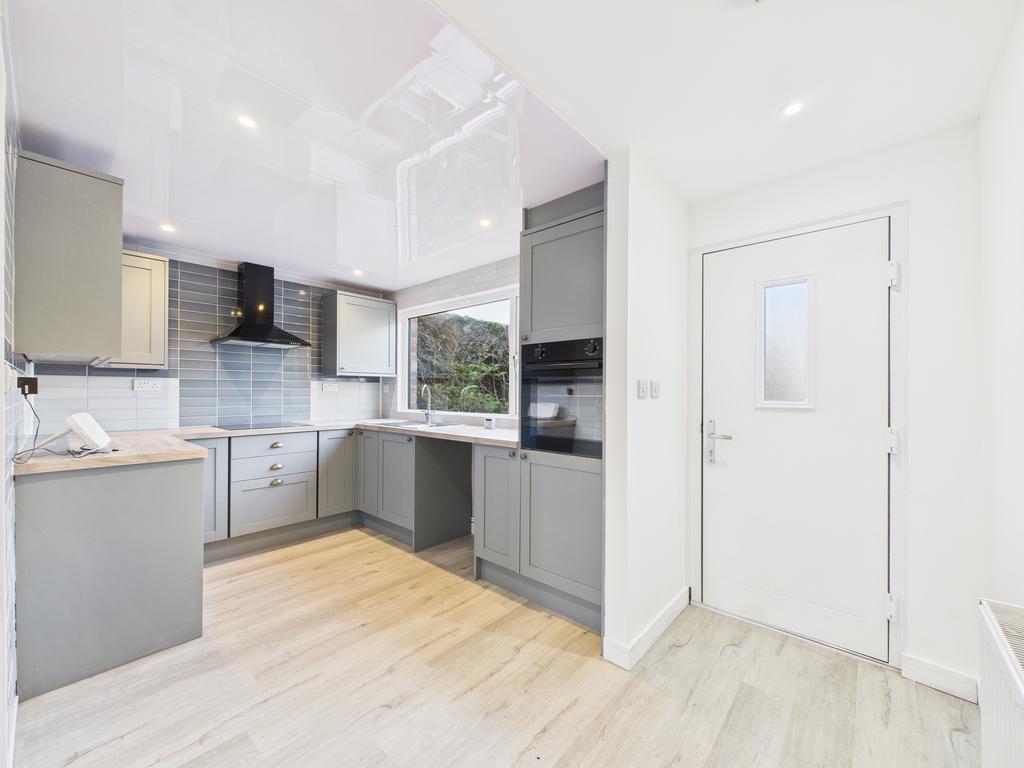 Reception and kitchen