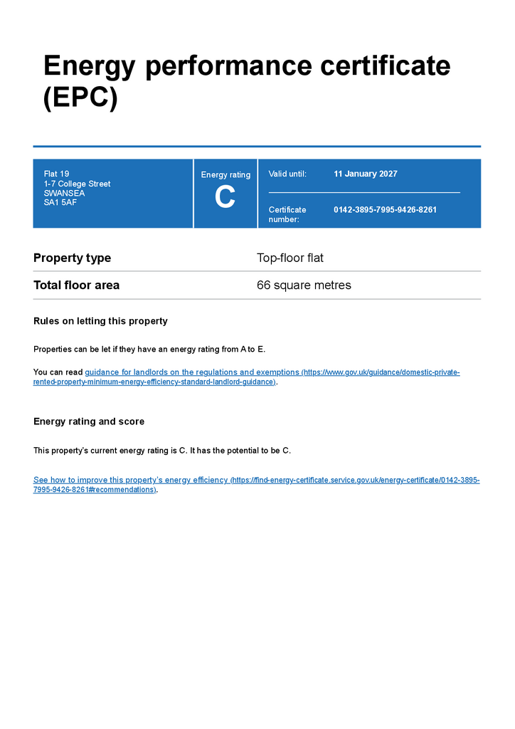 EPC Certificate