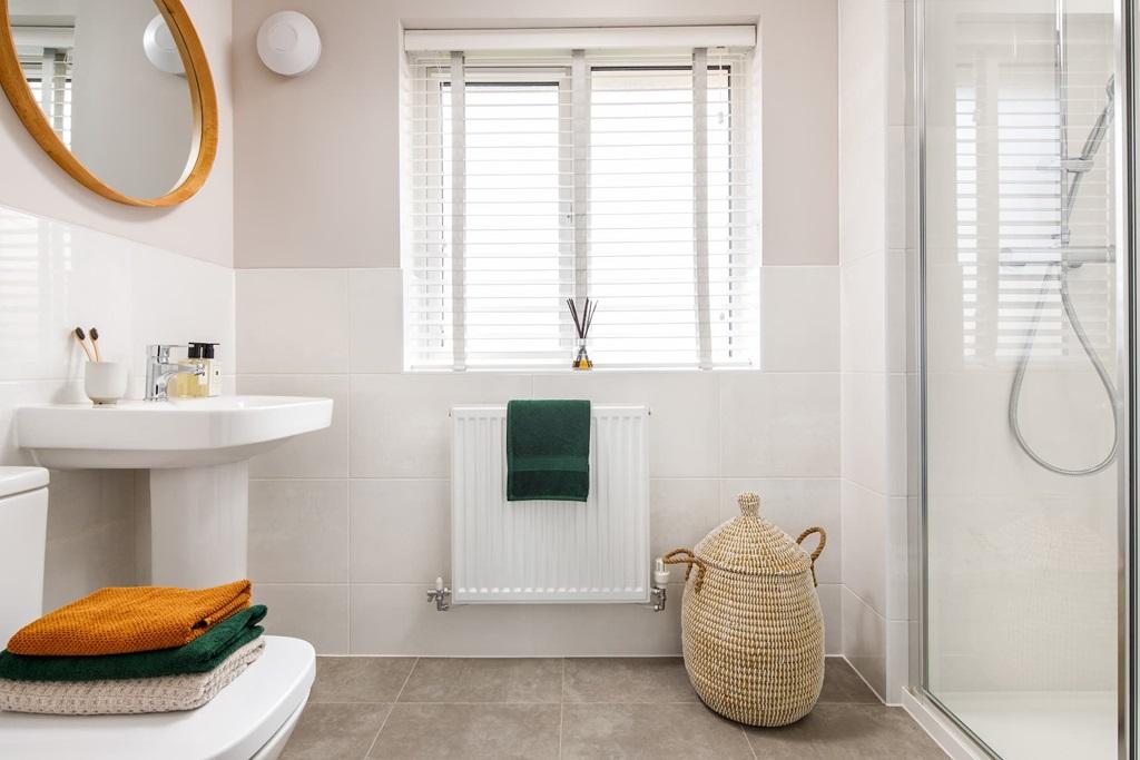 Your en suite is easy to keep clean
