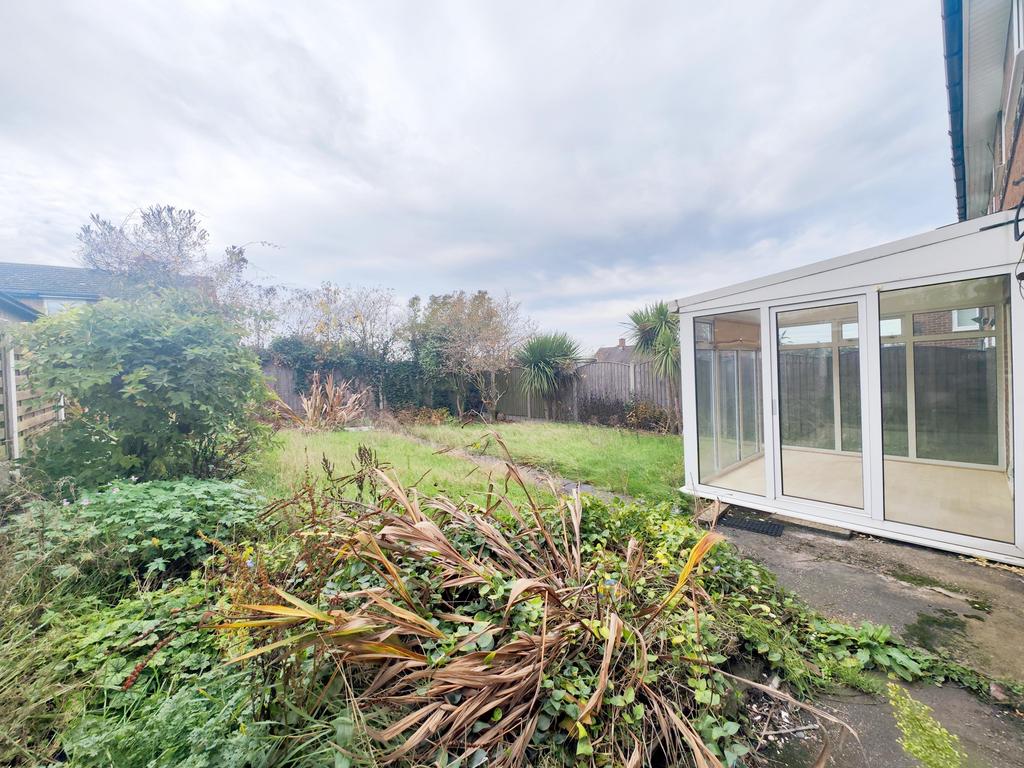 Conservatory and rear garden