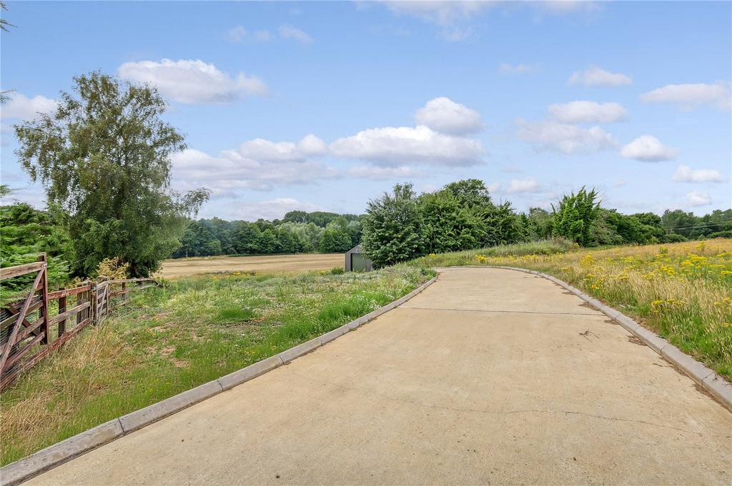 Driveway To Barn