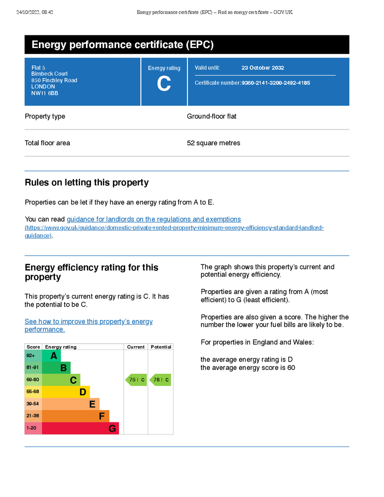 85138 flat finchley road london greater london nw