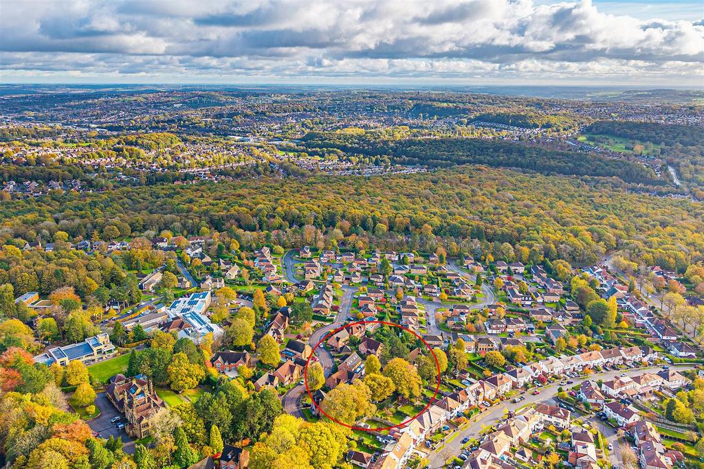 Aerial overview of area