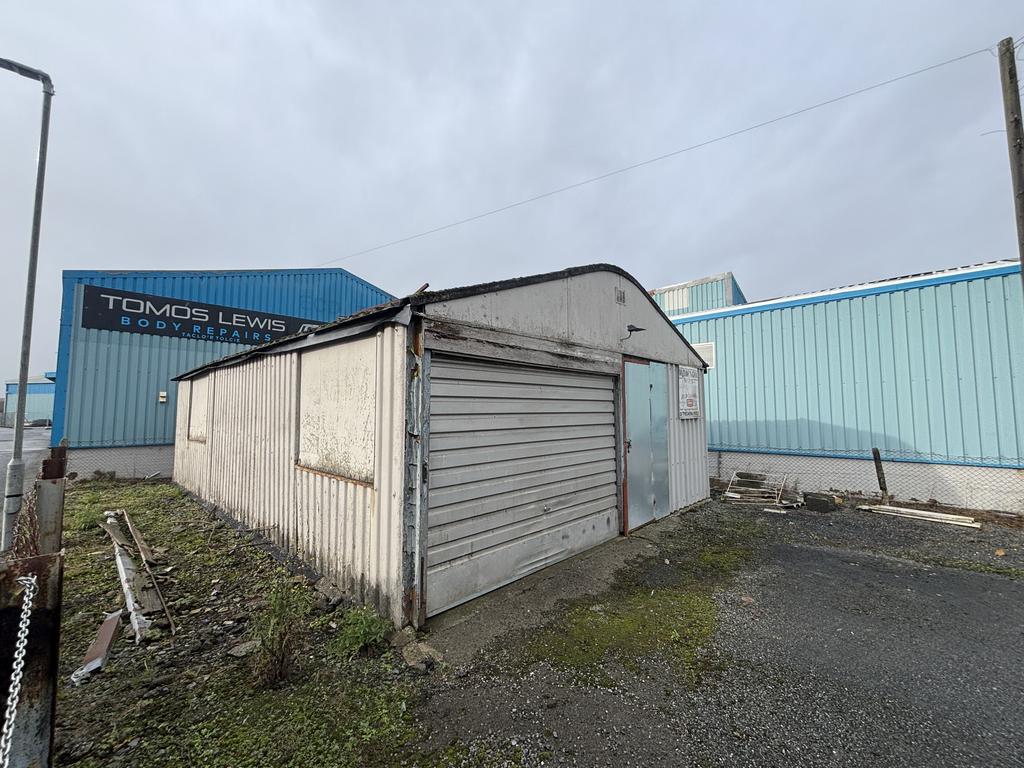 Rear of property