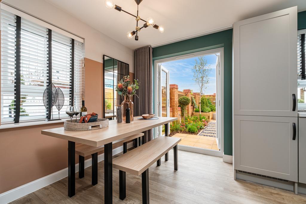 Interior view of the kitchen in our Moresby 3...