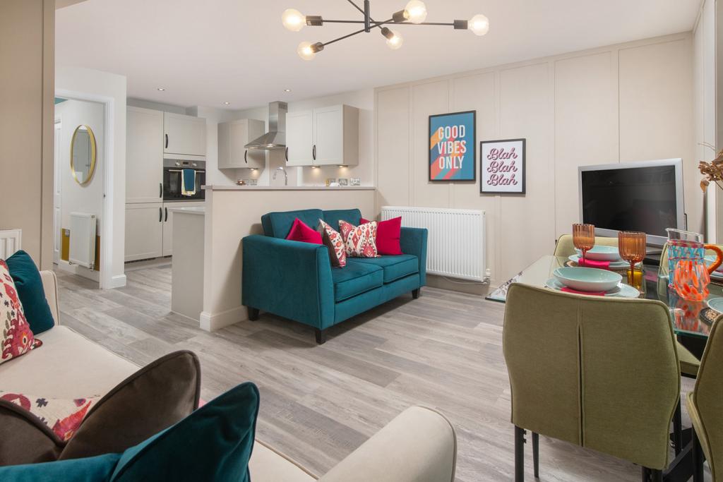 The interior of The Cannington Show Home at...