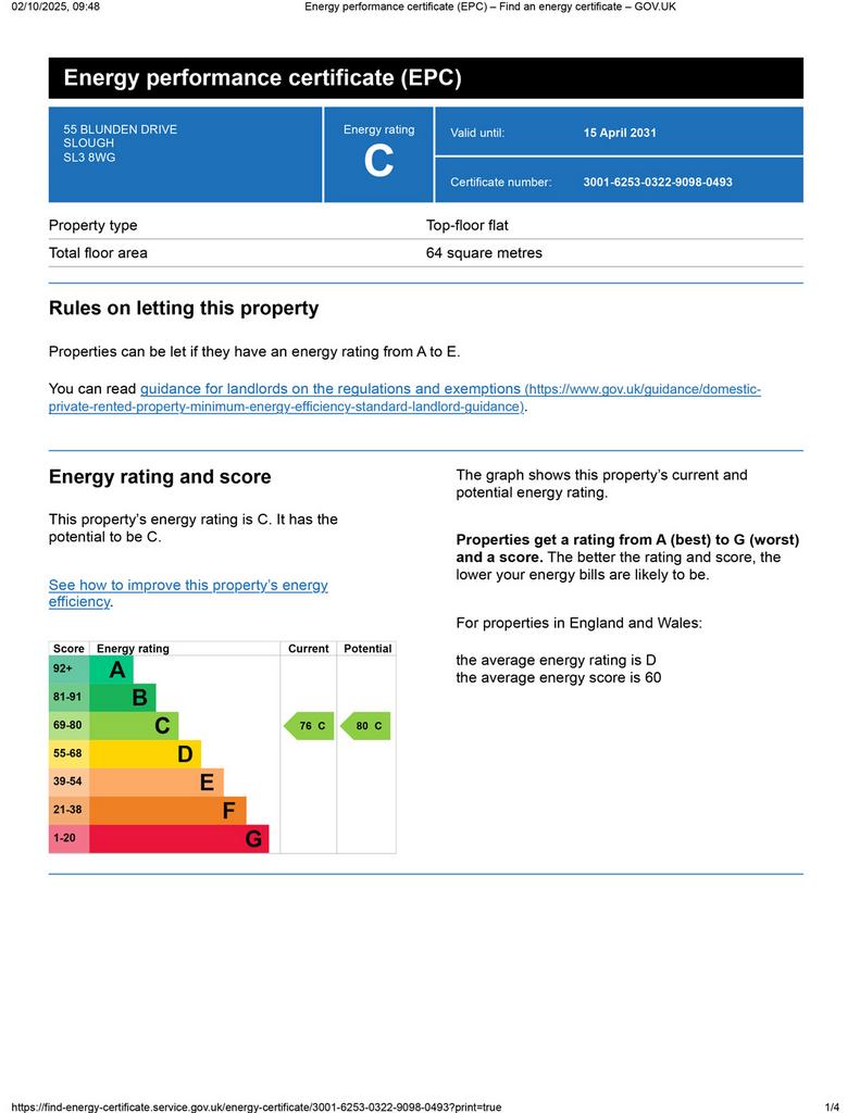 Energy performance certificate (EPC) – Find an...