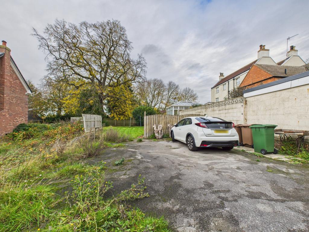 Rear of property