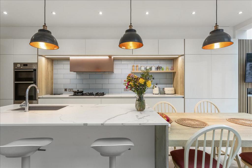 Kitchen, open plan living