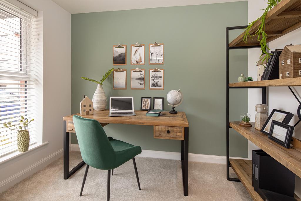Home office in the Haversham 4 bedroom home