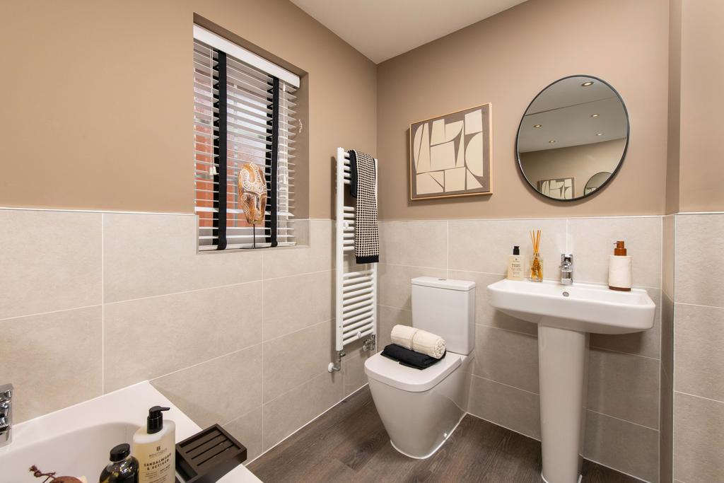 Brook View Ingleby Show Home Family Bathroom
