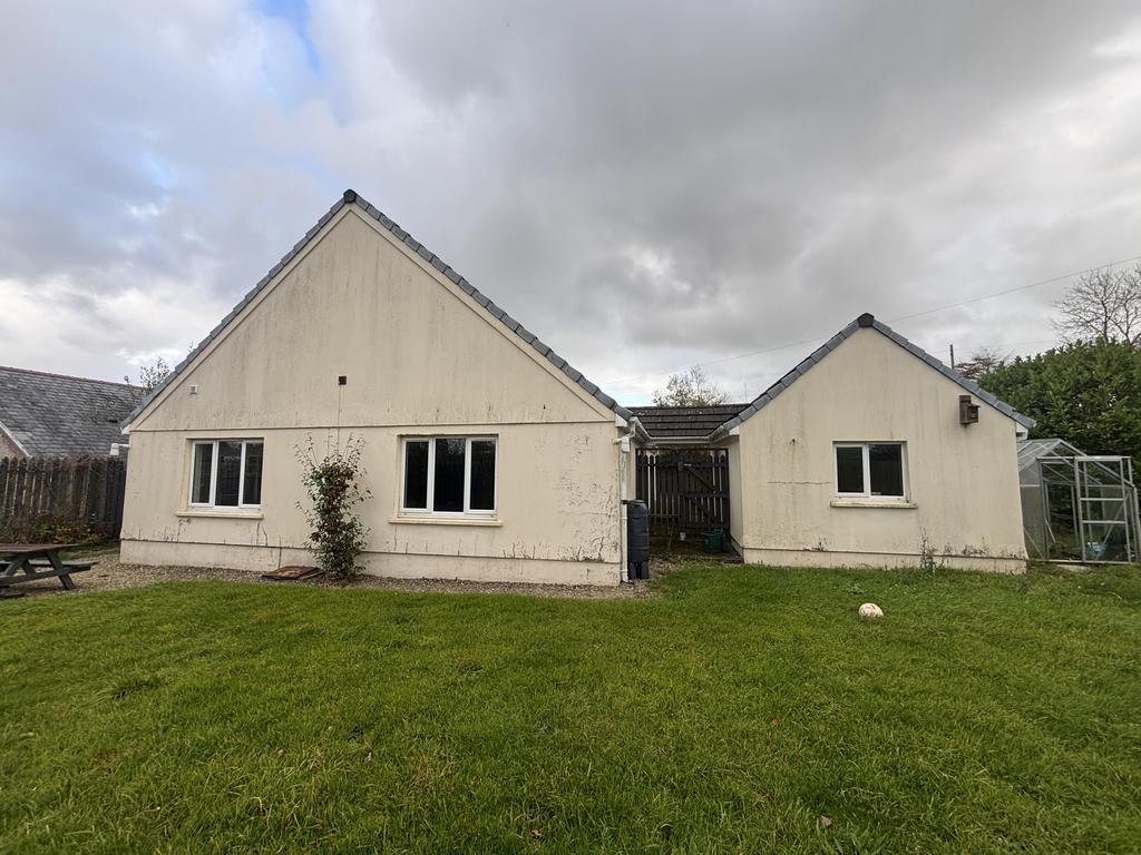Rear of property