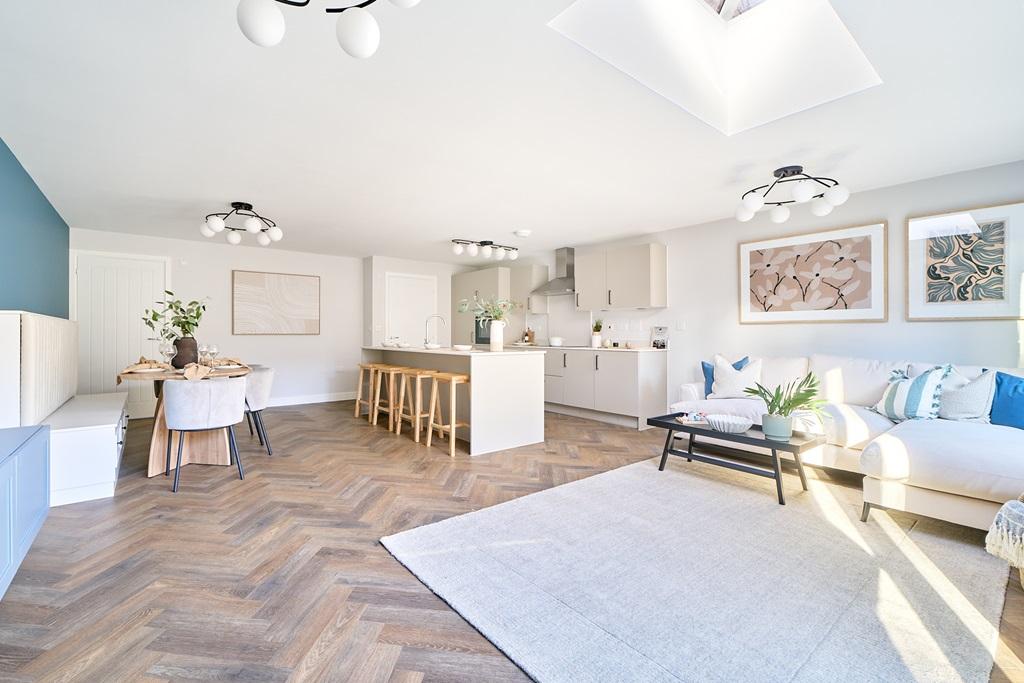 Open Plan living with a family area