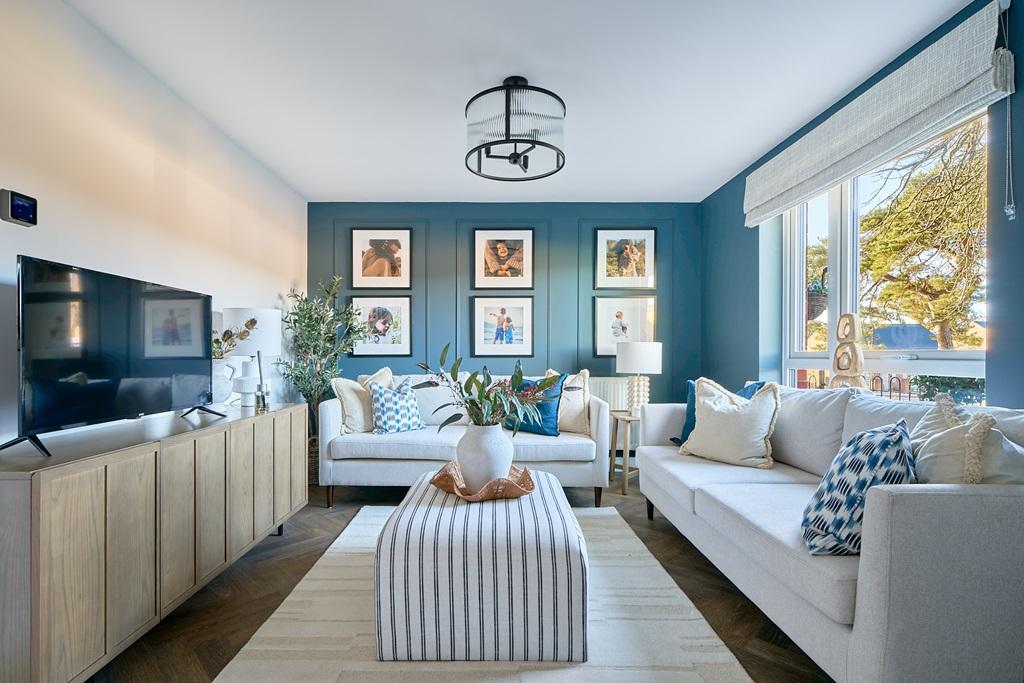 A separate living room for cosy nights in