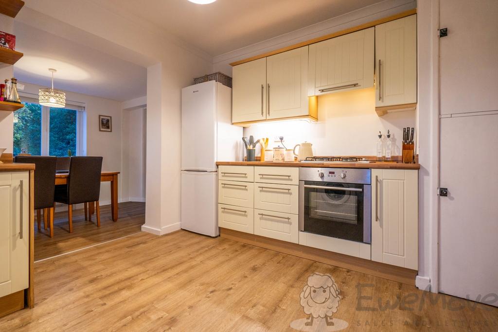 Kitchen into Dining Room