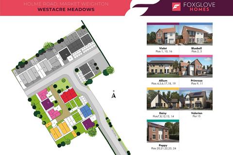 3 bedroom terraced house for sale, Westacre Meadows, Holme Road, Market Weighton