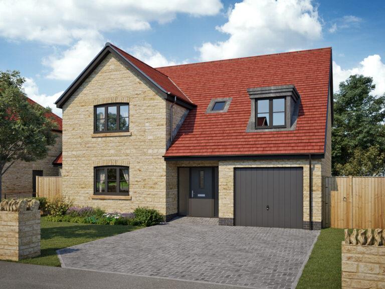 CGI Foxley Front Elevation