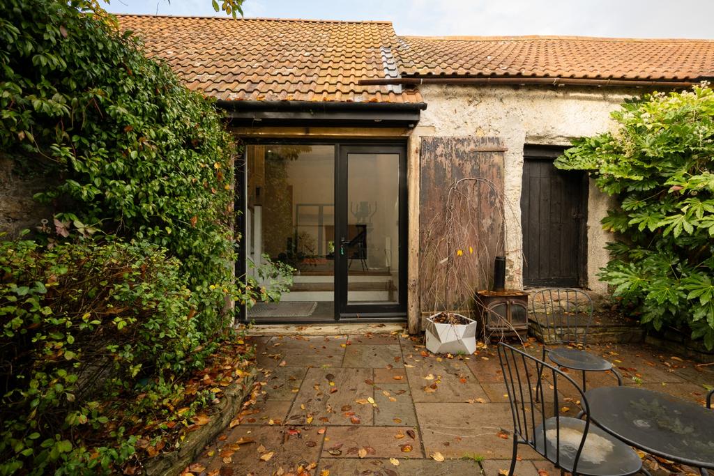 Courtyard And Barn