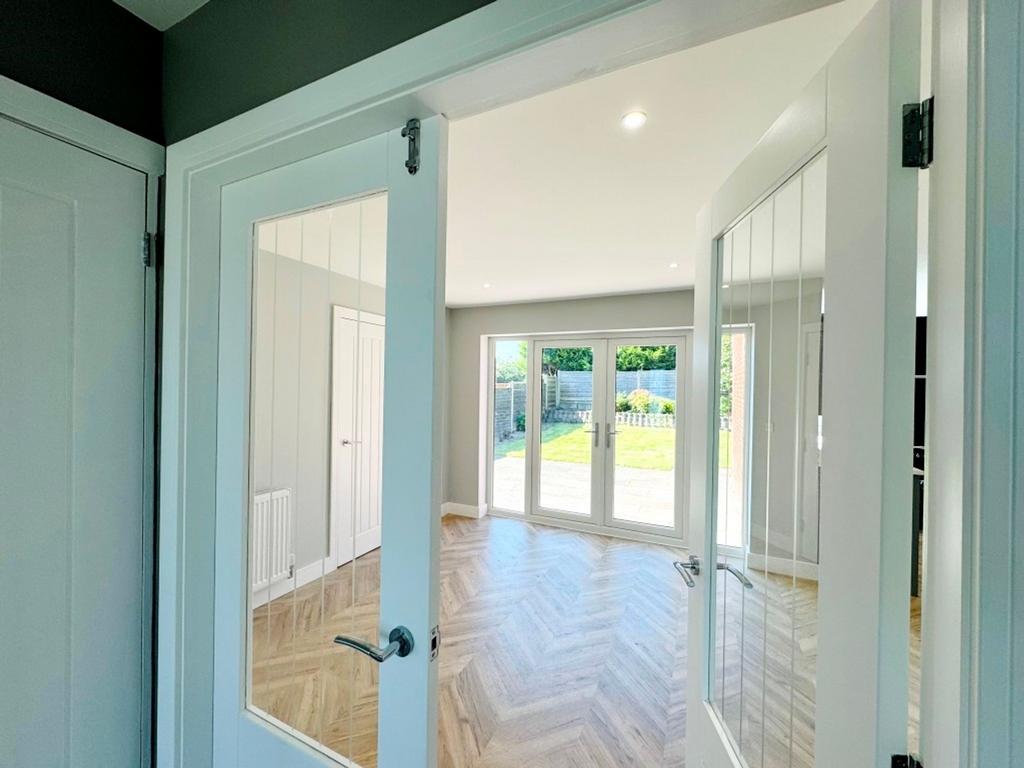 Double doors to Diner