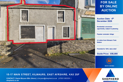 Retail property (high street) for sale, 15-17 Main St Kilmaurs KA3 2SF