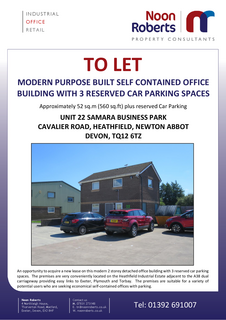 Office to rent, Cavalier Rd Newton Abbot TQ12 6TR