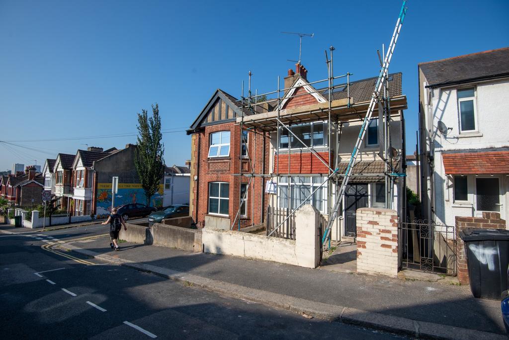 Exterior view of a residential property showcas...