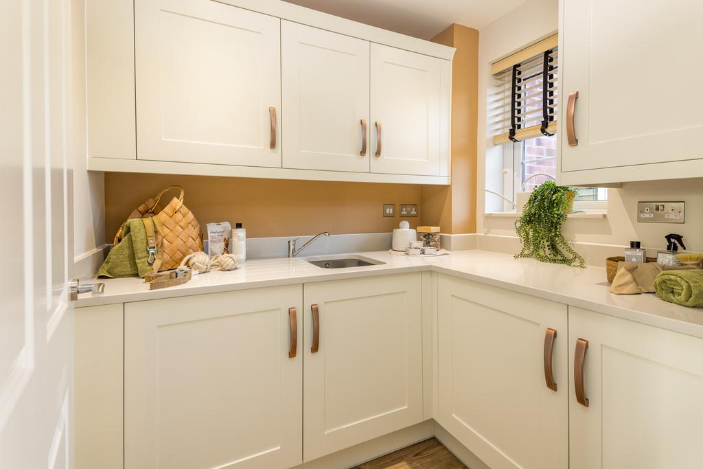 Internal shot of the utility room in the conwy