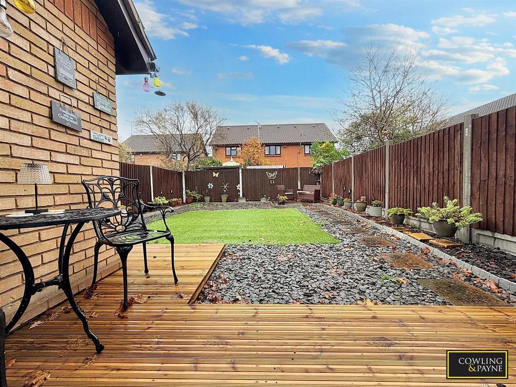 Private rear garden