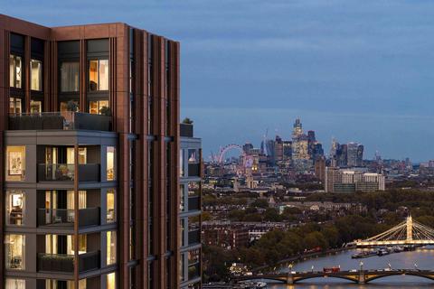 4 bedroom penthouse for sale, King's Road Park, Sands End Lane, Fulham, SW6 2FP, London SW6