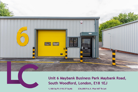 Warehouse to rent, 6 Maybank Rd London E18 1