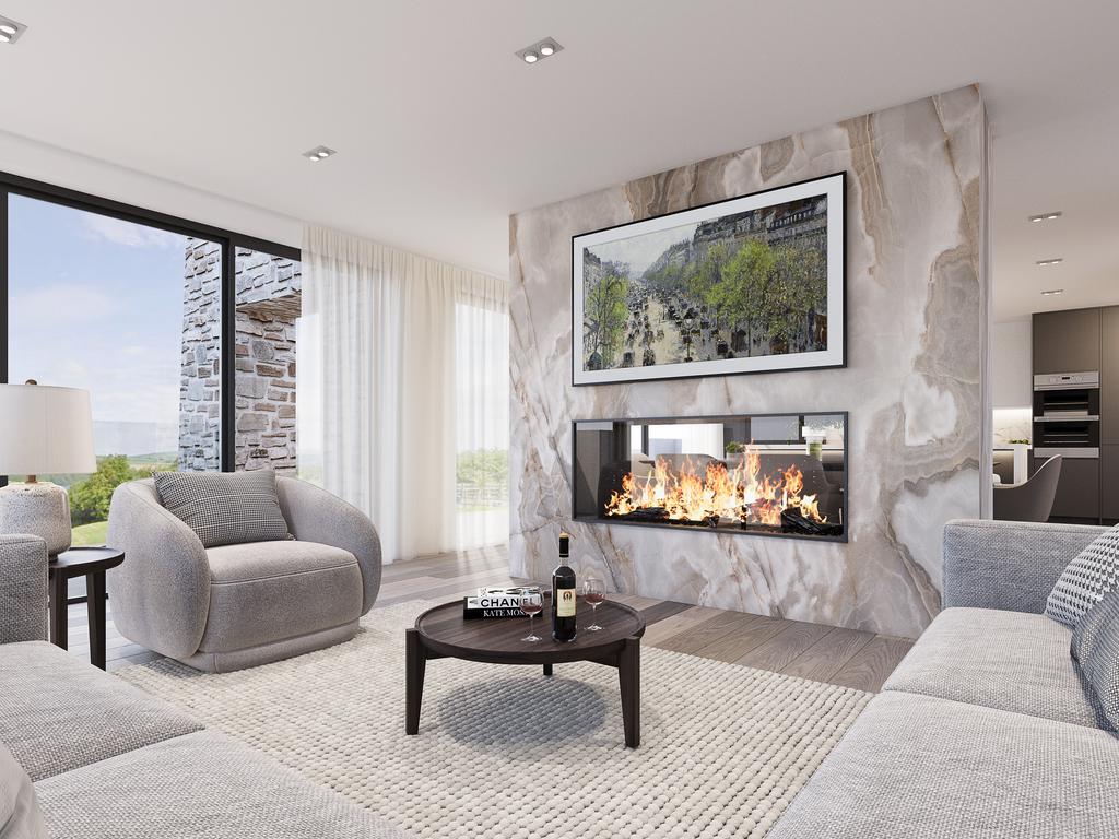 Open Kitchen, Living and Dining Space