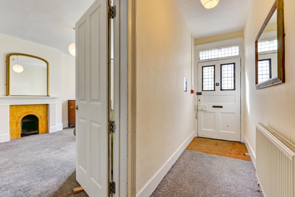 A welcoming view of the front entrance of the p...