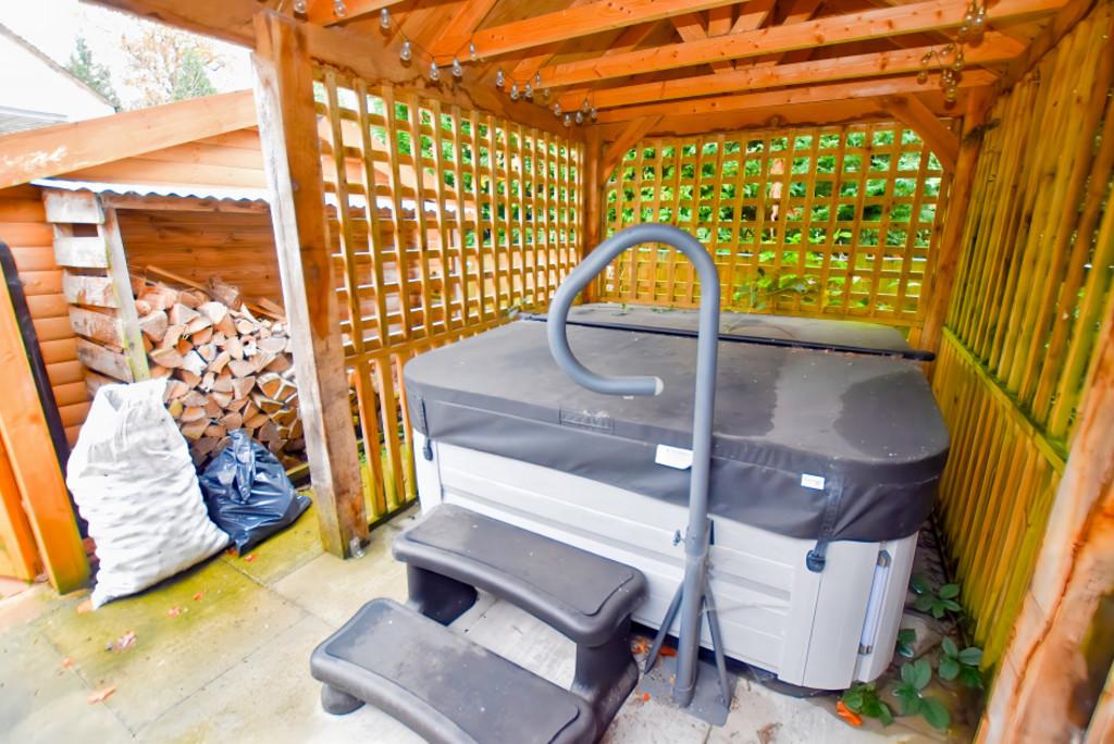 Covered Hot Tub