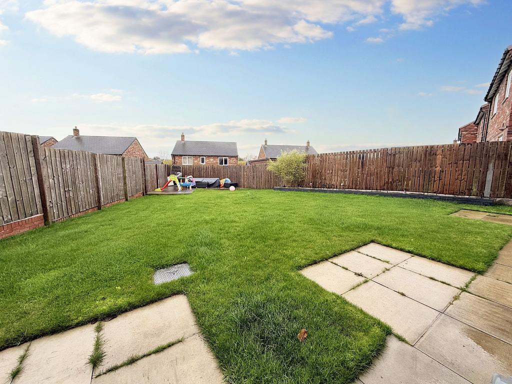Rear garden