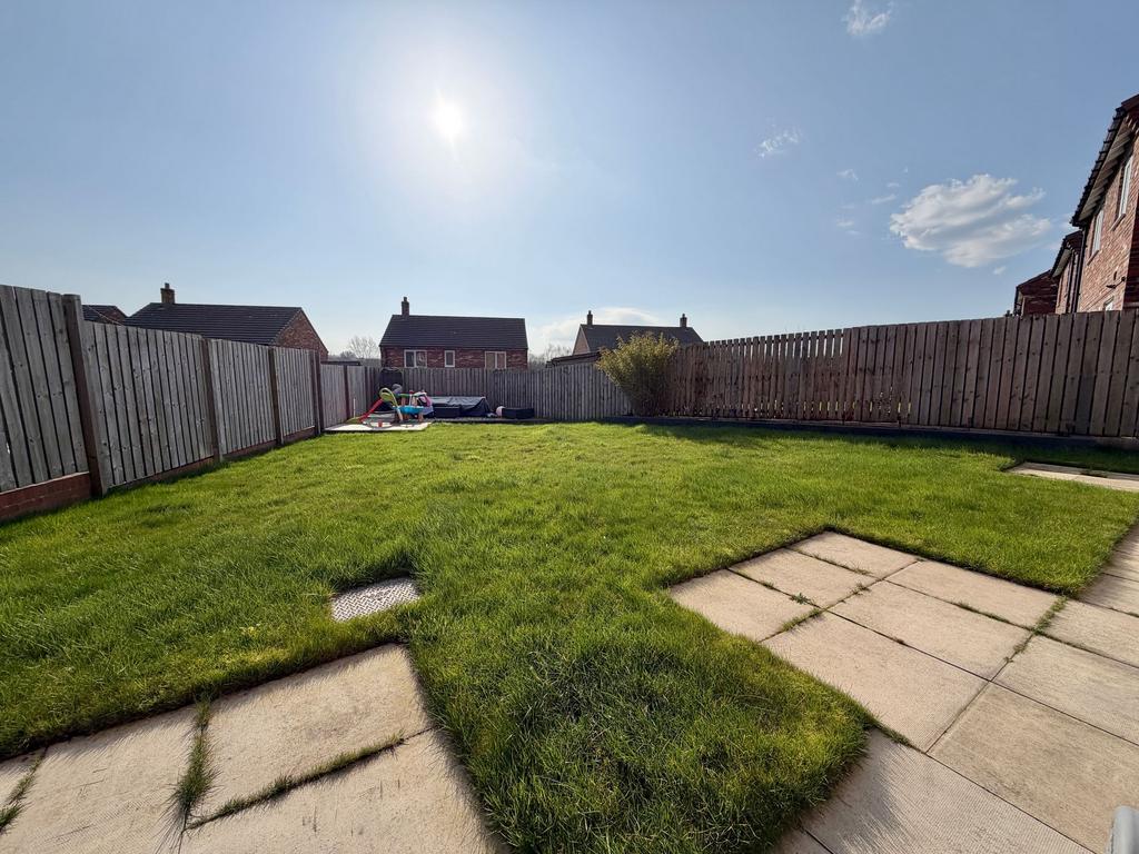 Rear garden