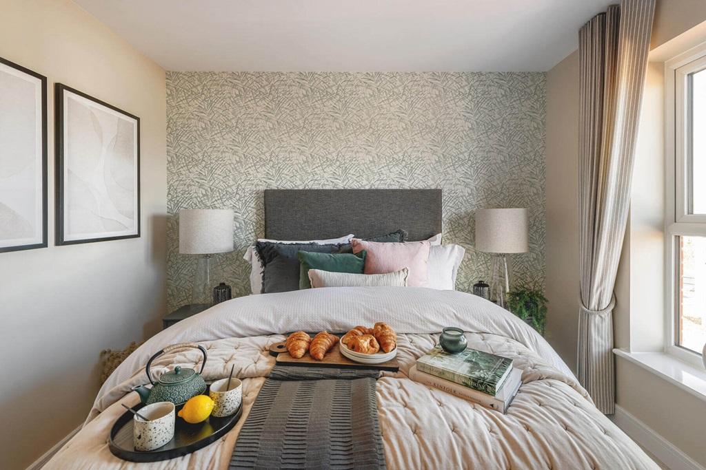 The main bedroom offers a space for you to...